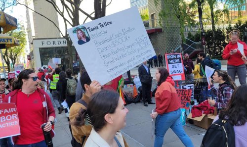 Fordham Goes on Strike for a Fair Contract!
